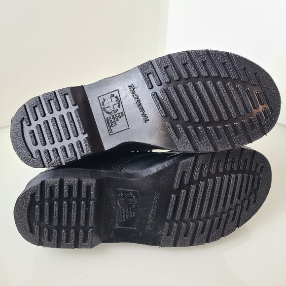 Like New! 1460 Pascal Mono Lace Up Boots Dr. Martens Soft Virginia Leather US 7 - Picture 6 of 9